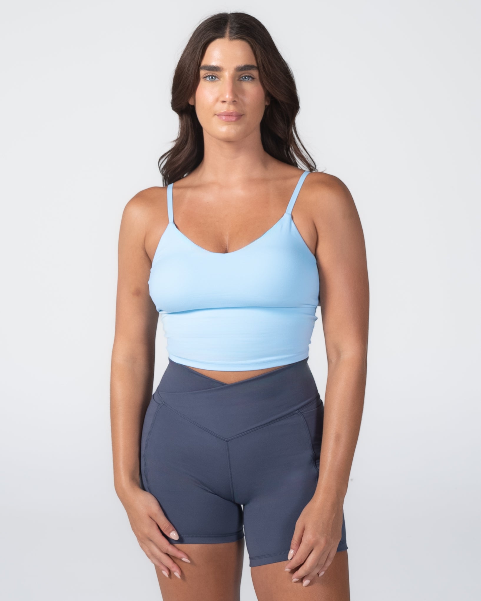 MM Skin Adjustable Crop Top - Heidi Blue – Senita Athletics