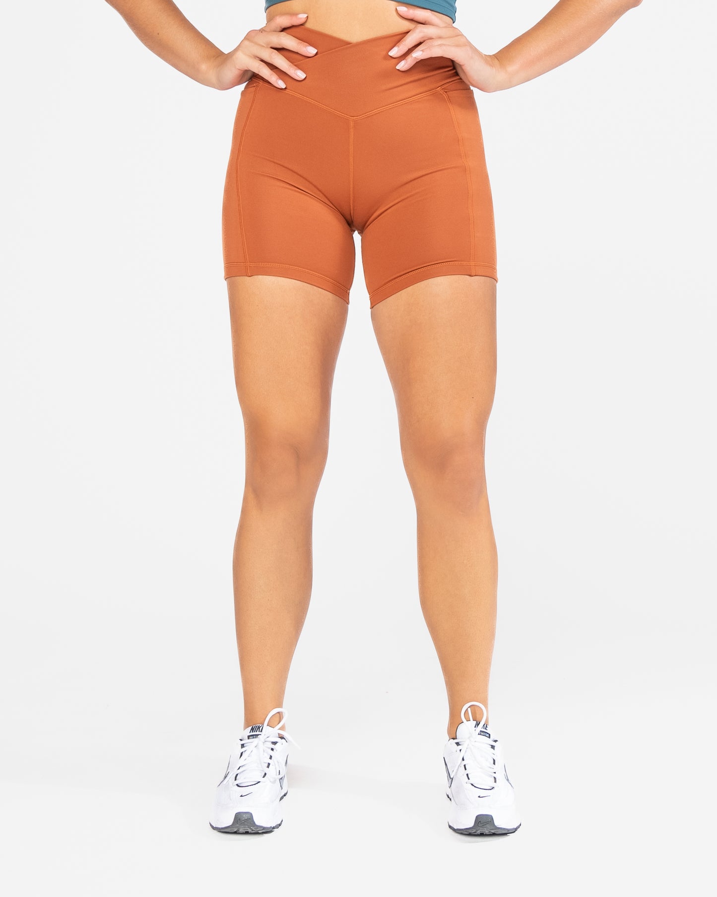 Skin Crossover Shorts (Multi-Lengths) - Copper