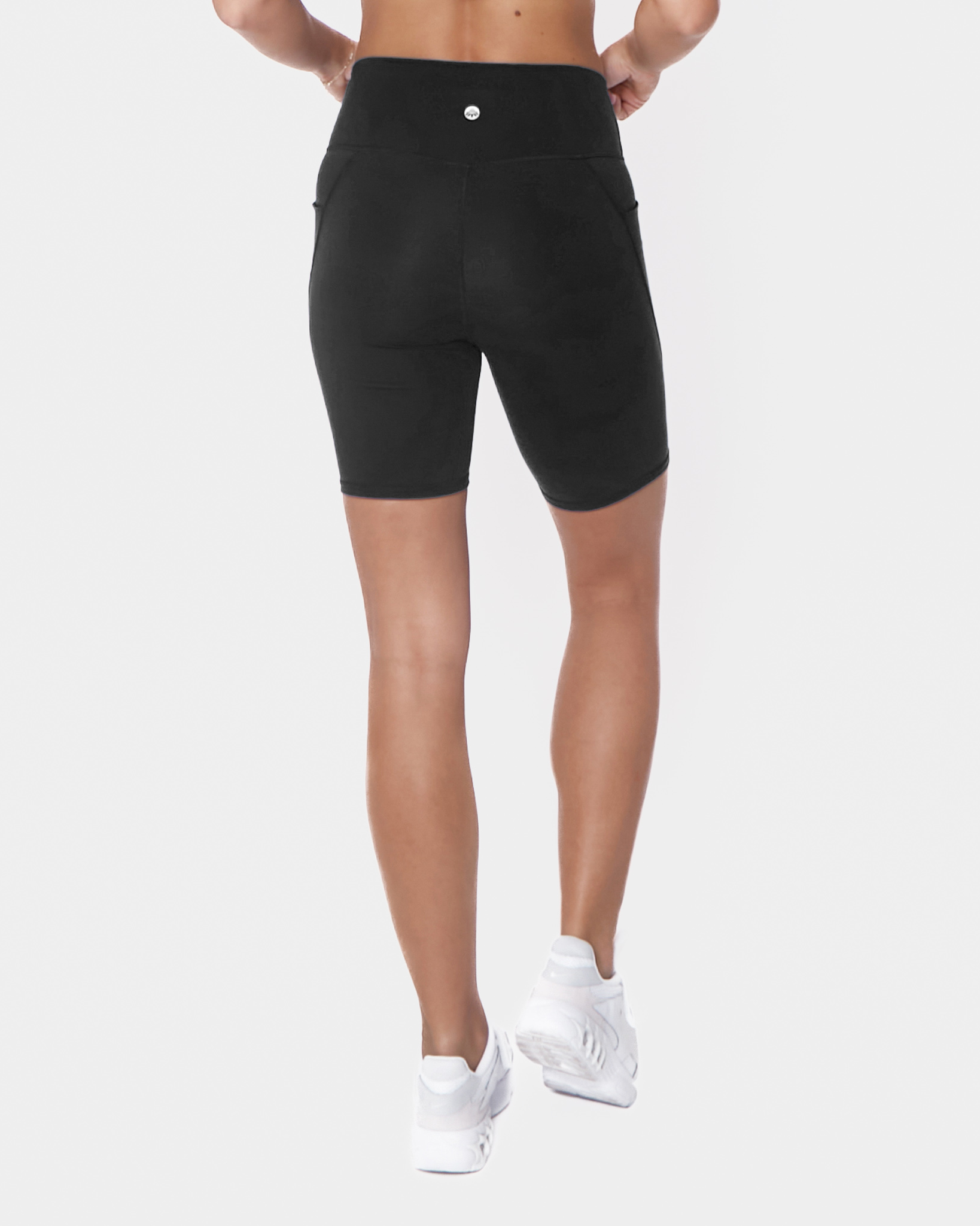 Skin Maternity Biker Shorts (8 in. inseam) - Black