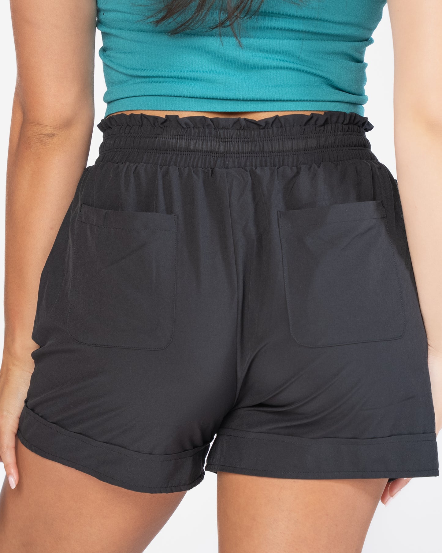 Destination Drawstring Shorts - Black