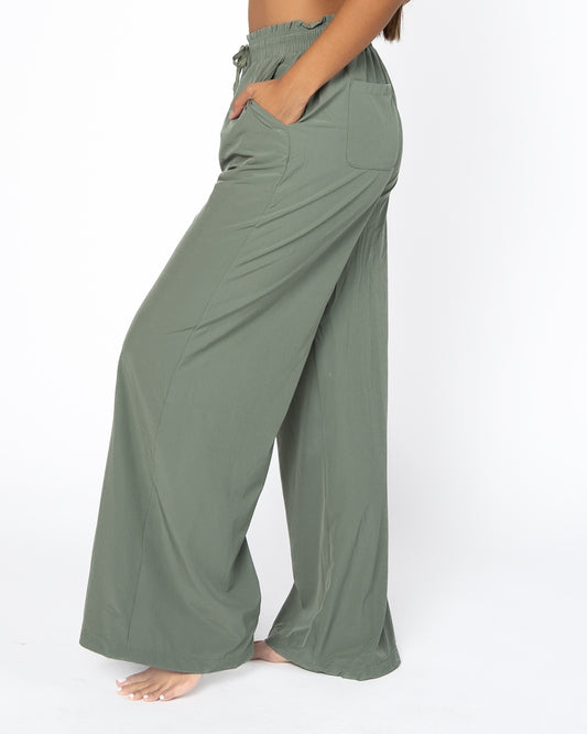 Destination Drawstring Pants (Multi-Length) - Olive