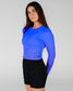 Tempo Seamless Long Sleeve (Mid-Length) - Cobalt