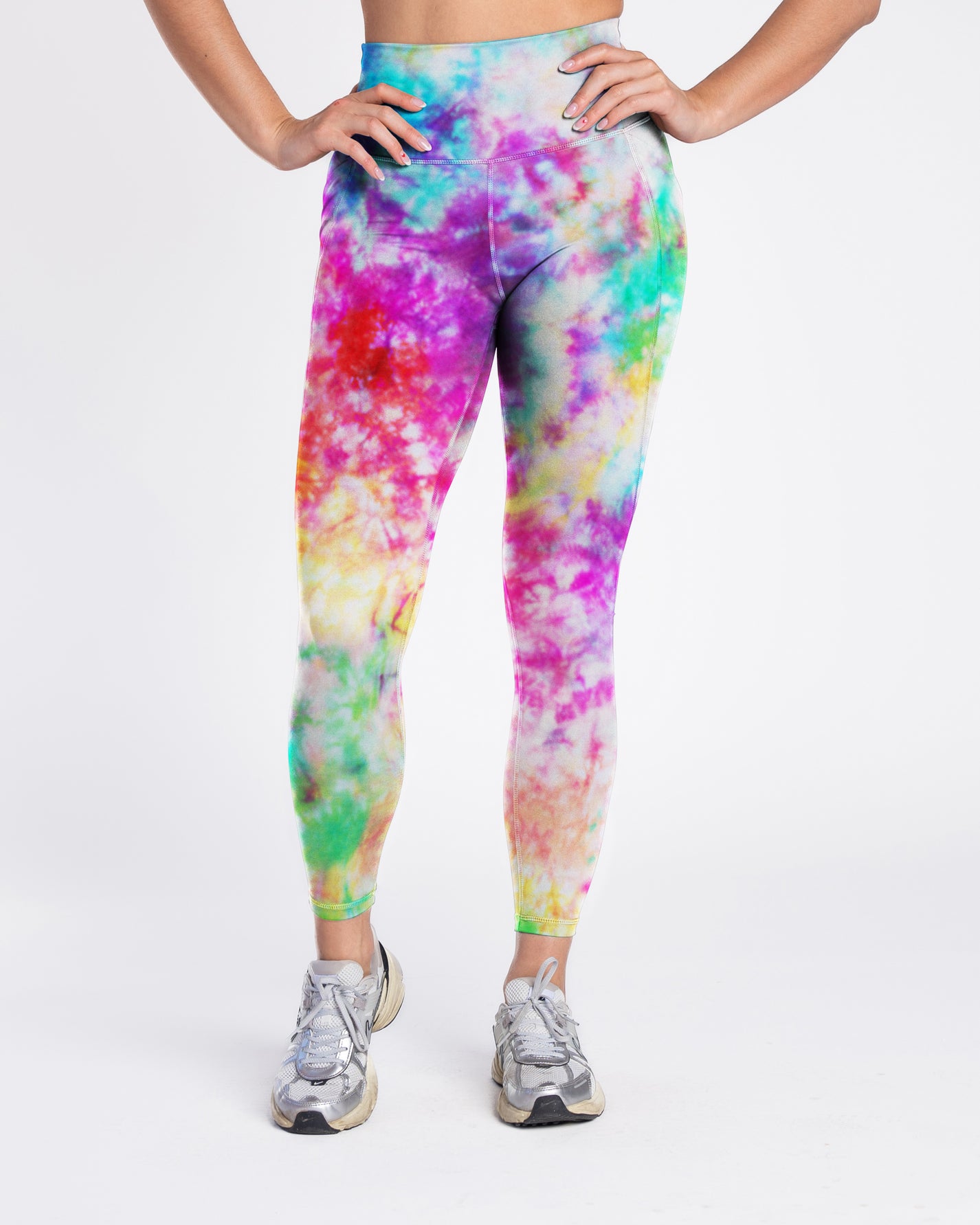 Lux Pace Pants - Rainbow Tie Dye (Back-Order) – Senita Athletics