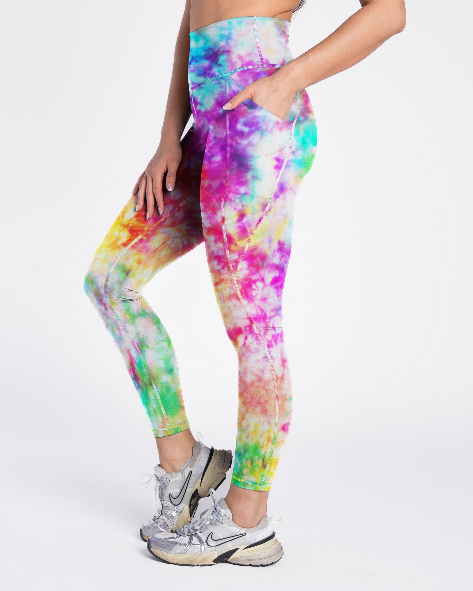 Lux Pace Pants - Rainbow Tie Dye – Senita Athletics