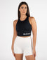 Malibu Crop Top  - Black (Girl, Get After It)