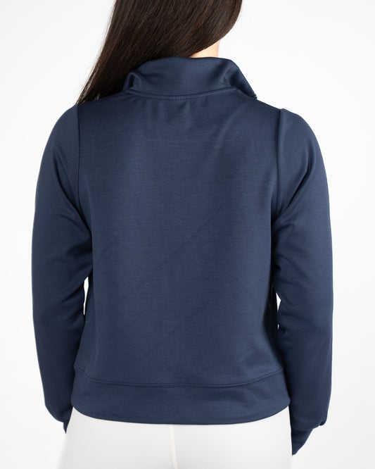 Soft Scuba Quarter Zip - Light Navy