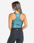 Vinyasa Crop Top - Pacific Shimmer