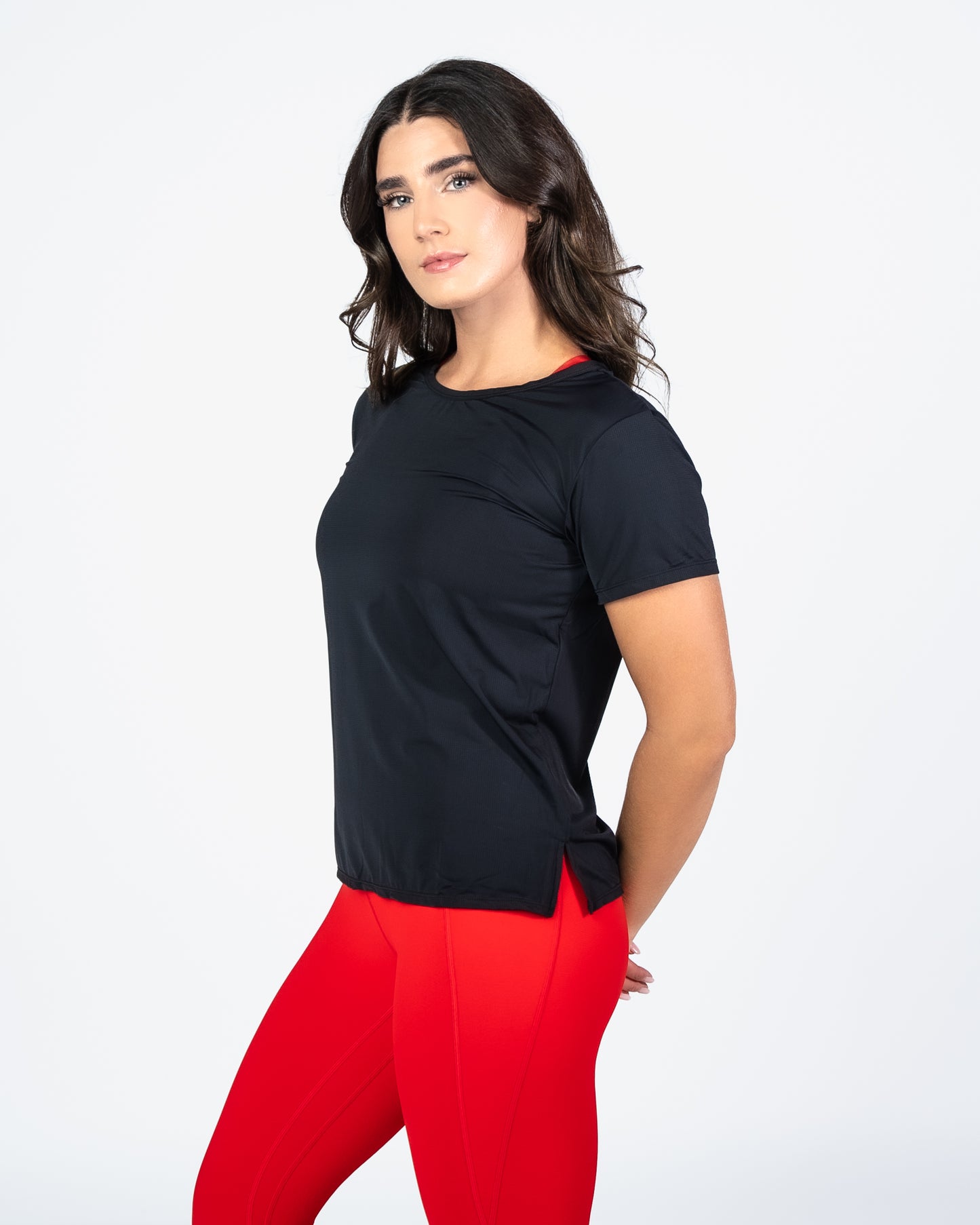 Breathetech Open Back Tee - Black