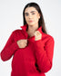 Hailey Classic Half Zip - Cherry