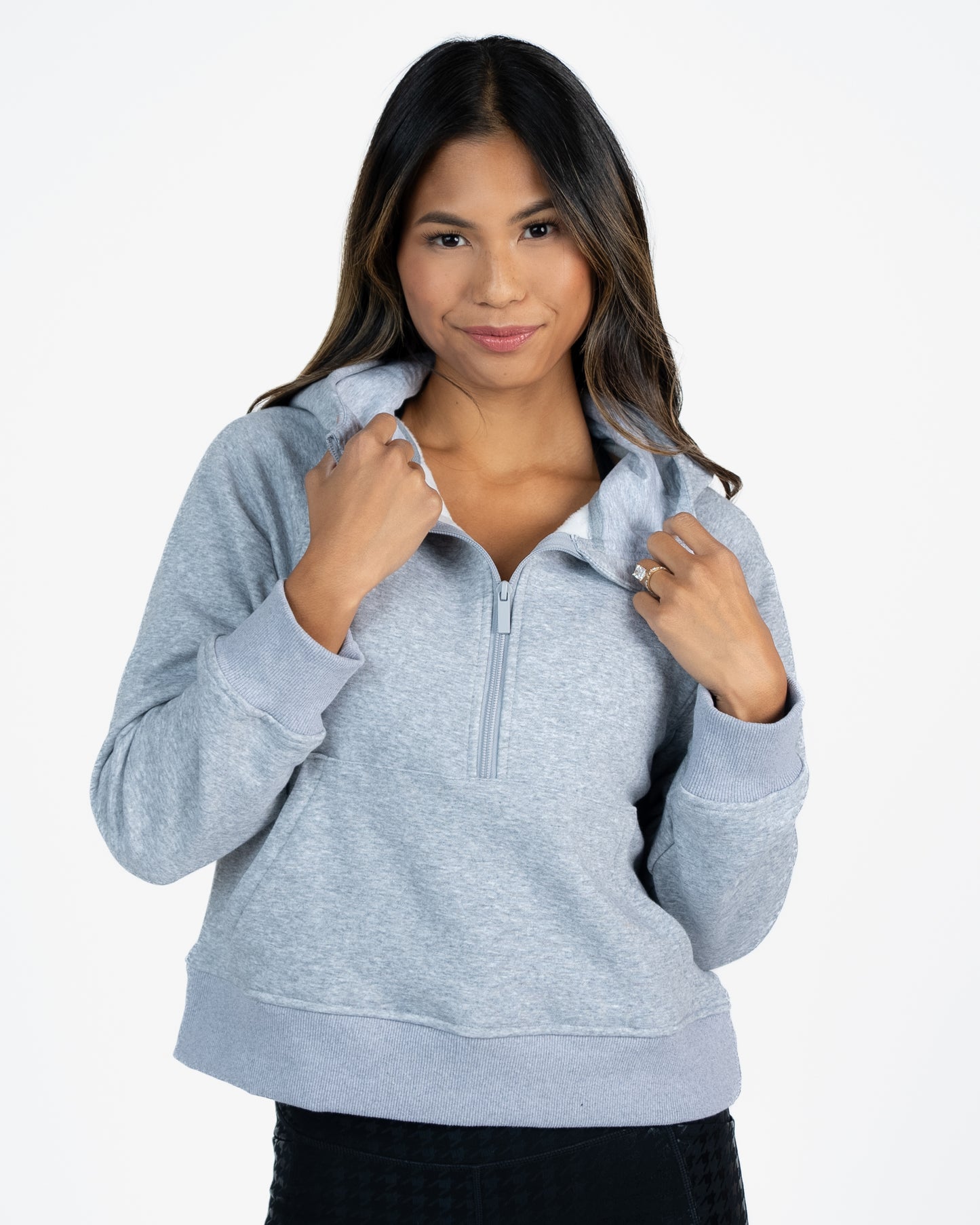 Half zip up best sale