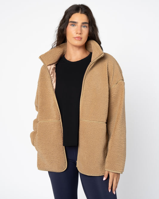 Sherpa Chalet Jacket - Teddy Brown