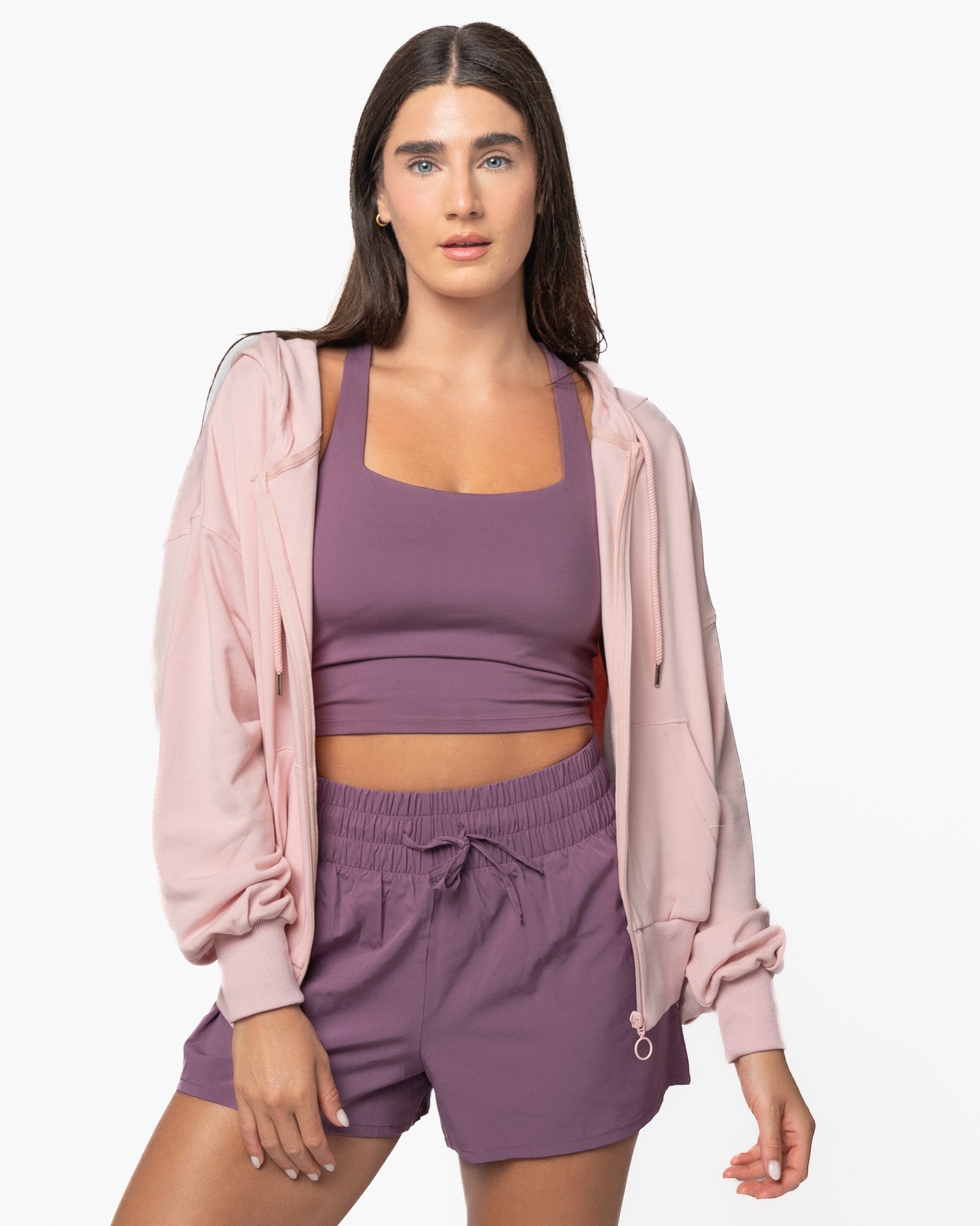 Gabi Zip Up - Pink Lemonade