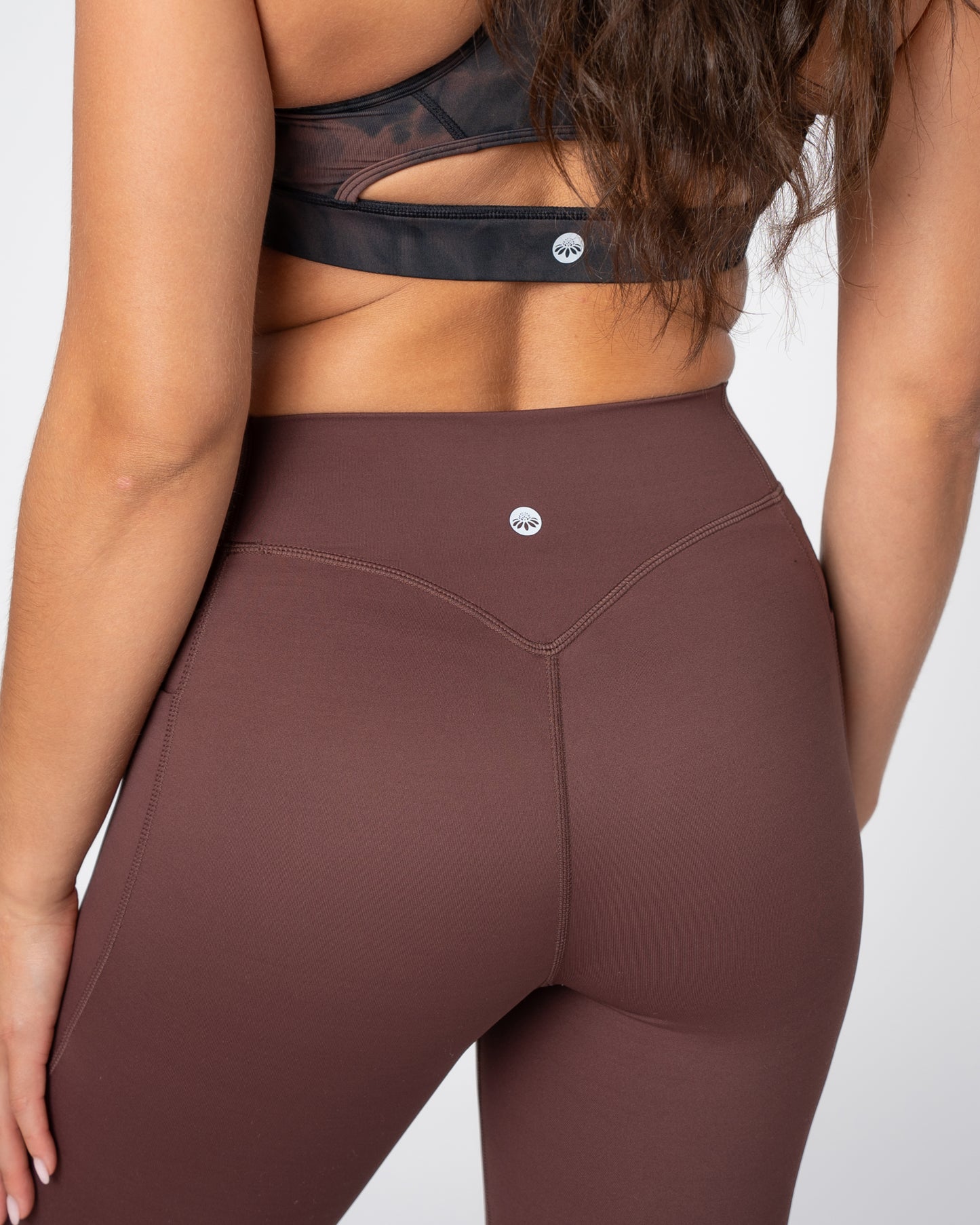 AYA Accentuate Your Assets Mid-Rise Leggings - Fossil