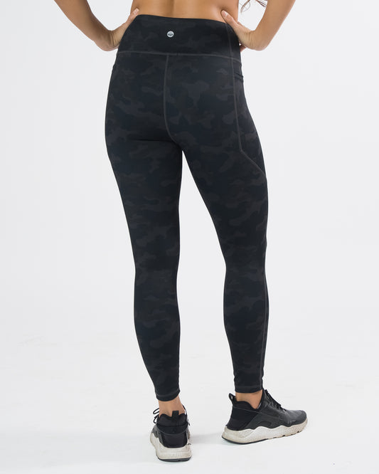 Lux Baseline 7/8 Leggings (23 in.) - Black Camo