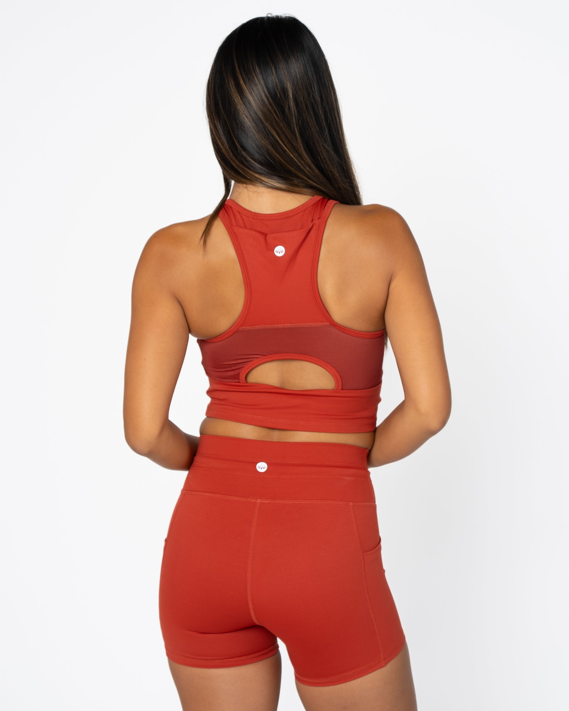 Malibu Crop Top  - Cayenne