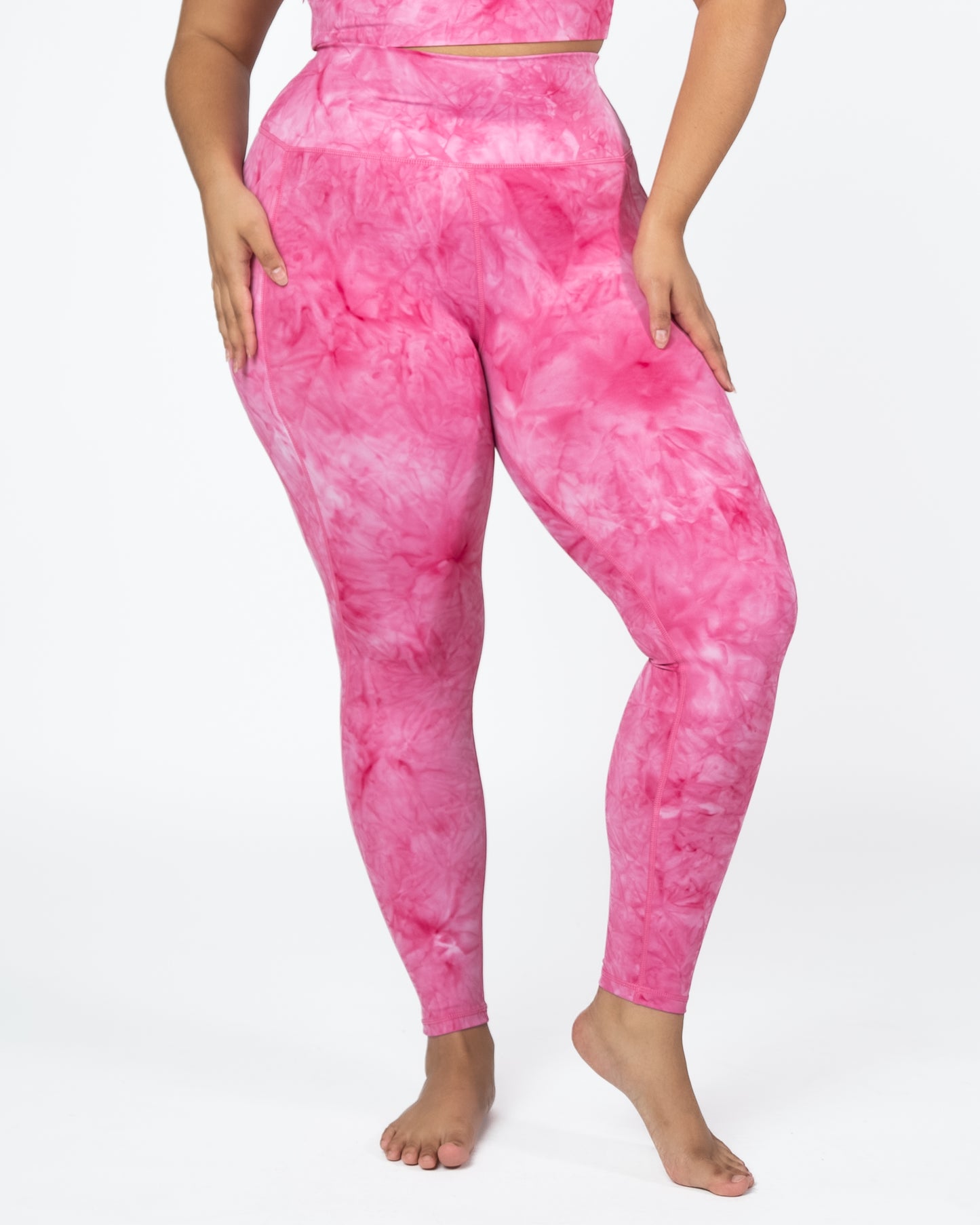 Lux Pace Leggings (26 in.) - Hibiscus Tie Dye