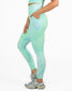 Lux Pace Leggings - Key Lime Tie Dye