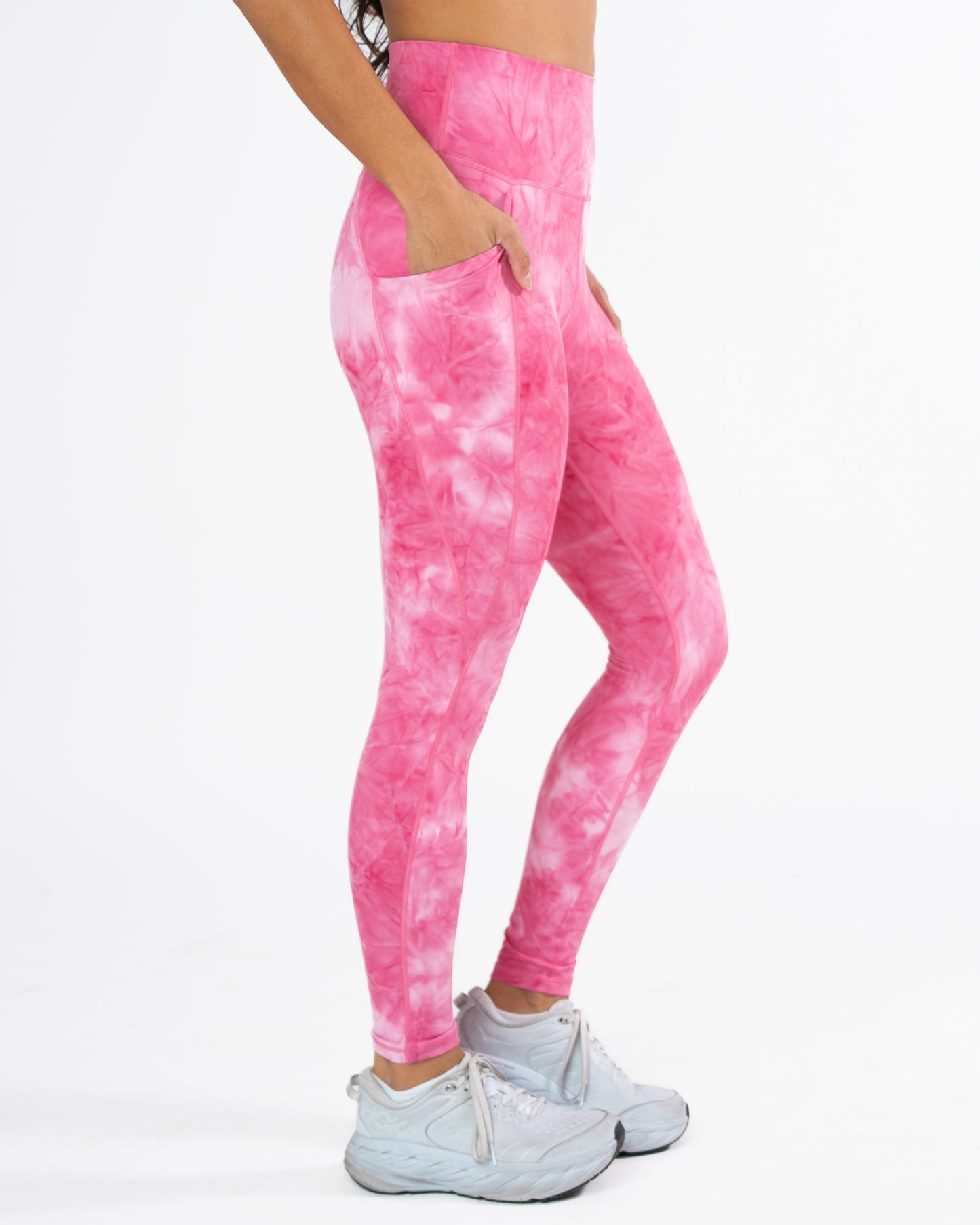 Lux Pace Leggings (26 in.) - Hibiscus Tie Dye