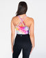 Lux Performance Crop - Rainbow Tie Dye