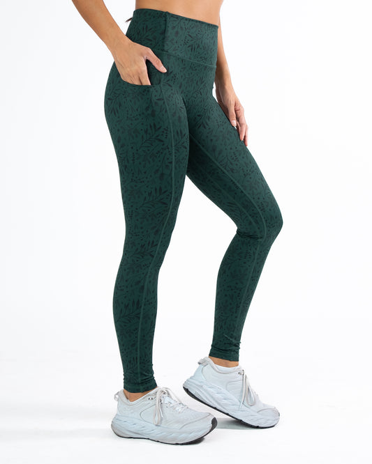 Lux Repetition Leggings (26 in.) - Juniper Mistletoe