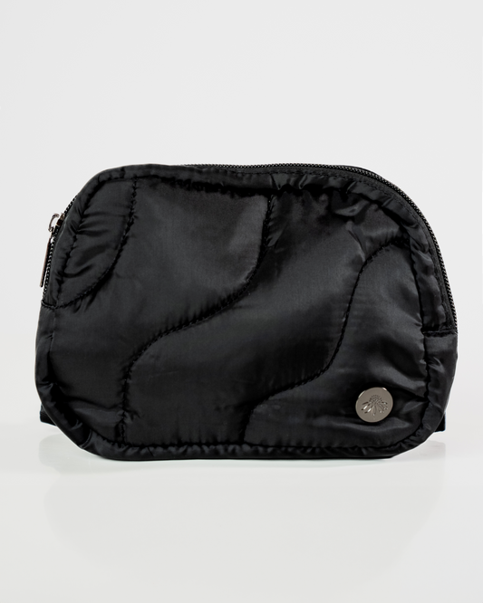 Puffer Belt Bag - Black