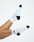 Senita Crew Socks - White/Black