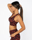 Skin Criss Cross Bra - Spiced Iris