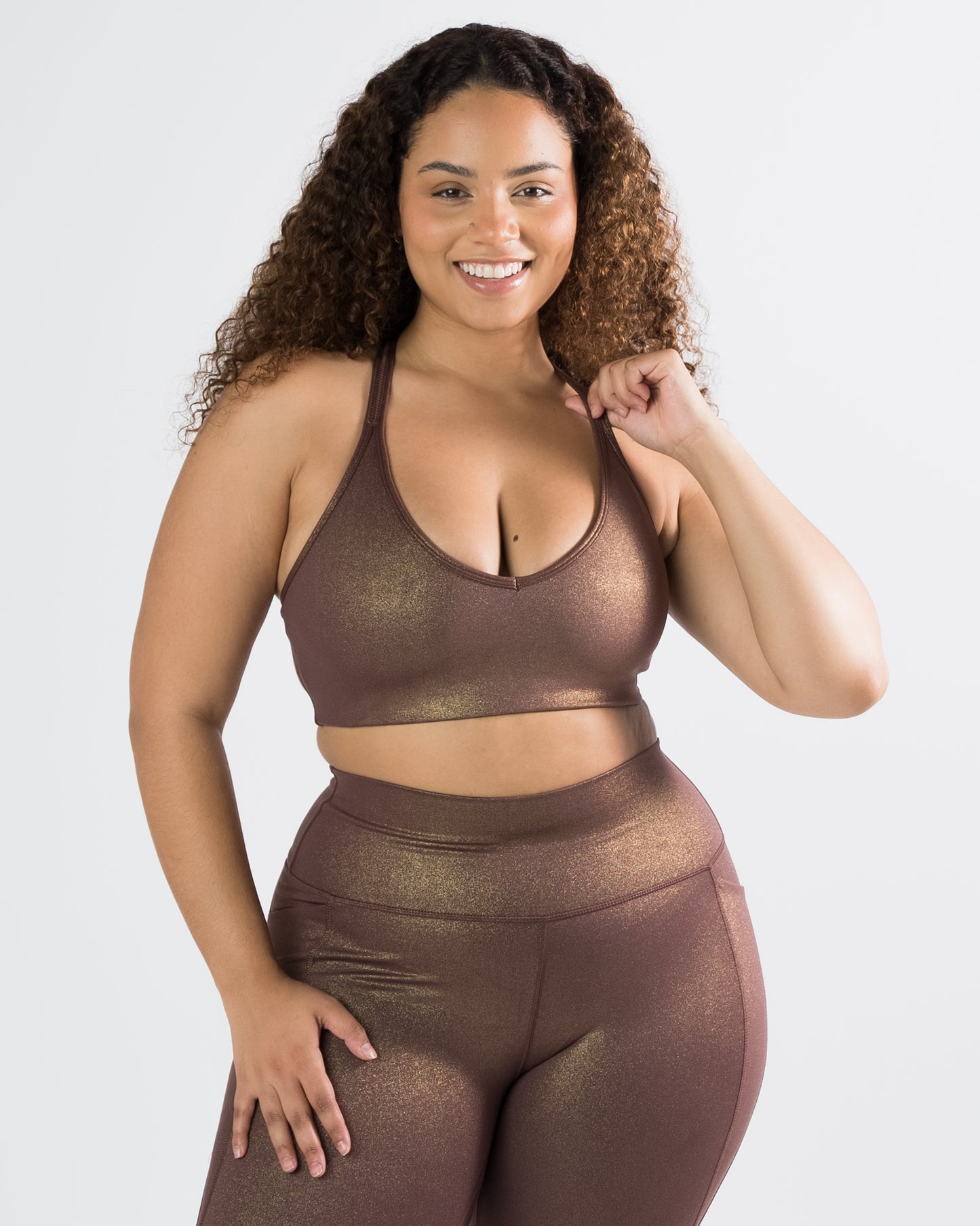 Skin Move Bra - Fossil Shimmer