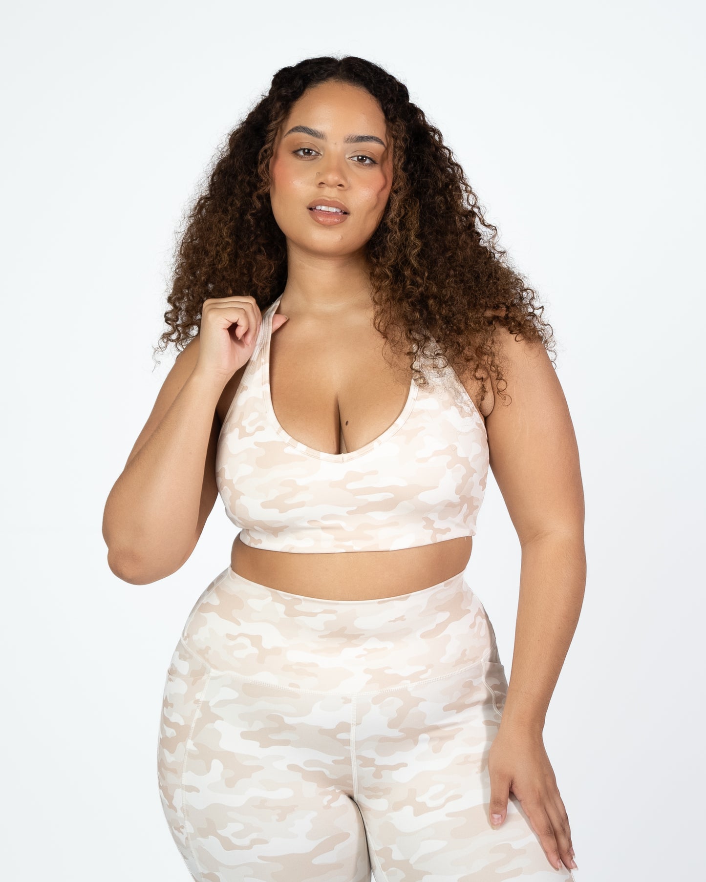 Skin Move Bra - Latte Camo