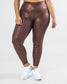 Skin Salutation Leggings - Fossil/Rose Gold Snake Foil