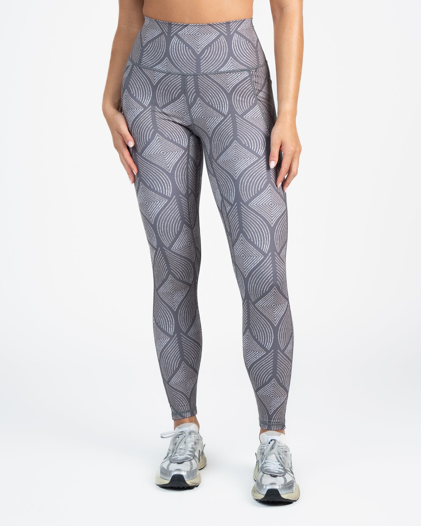 Shakti Leggings (27 in. inseam) - Grey Peacock