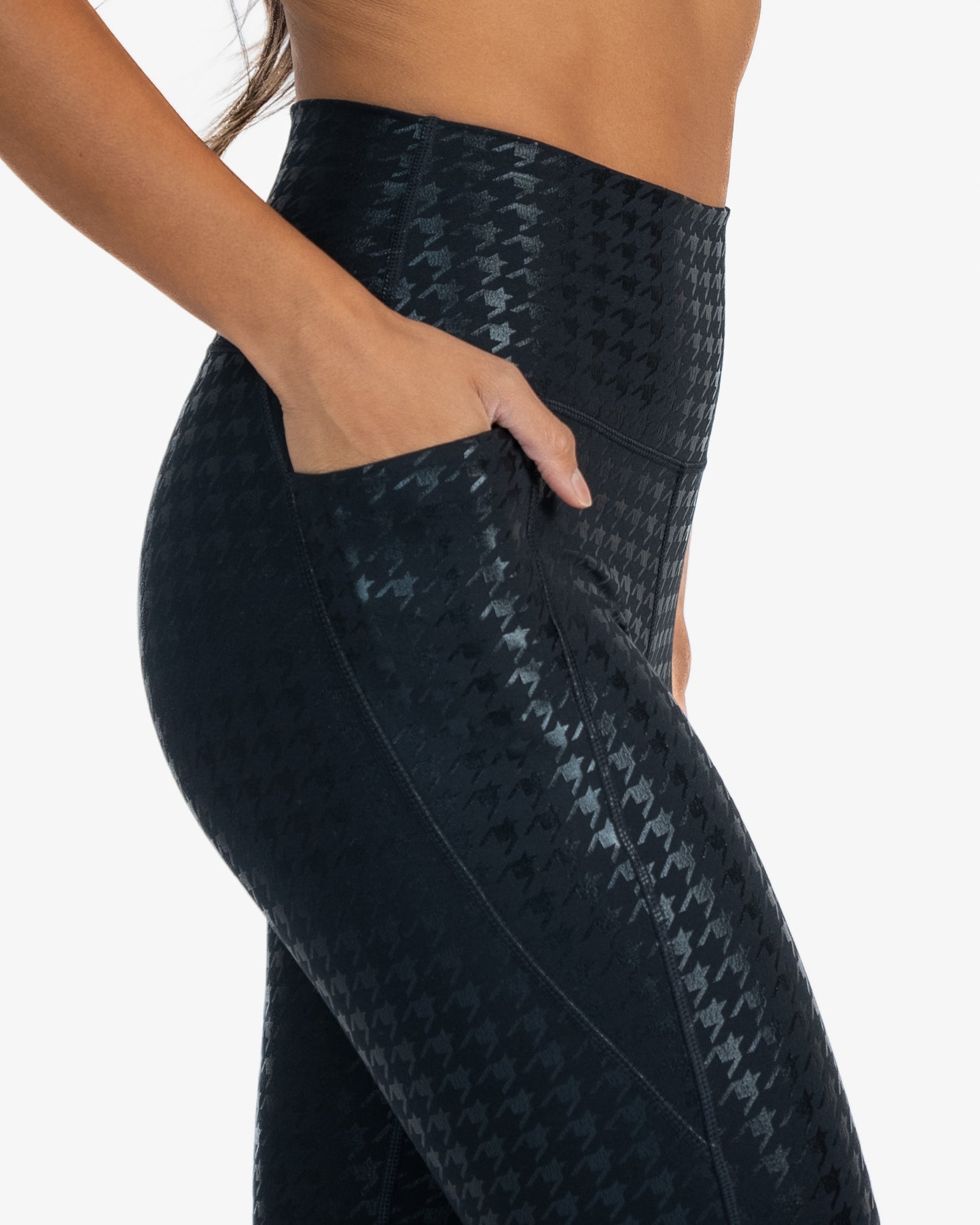 Skin Shakti Leggings - Black Houndstooth