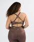 Skin Twist Back Crop - Fossil Shimmer