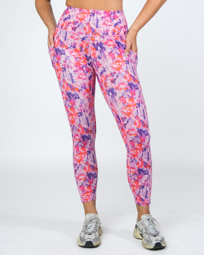 Skin High Waisted Vinyasa 7/8 Capris - Dreamweaver