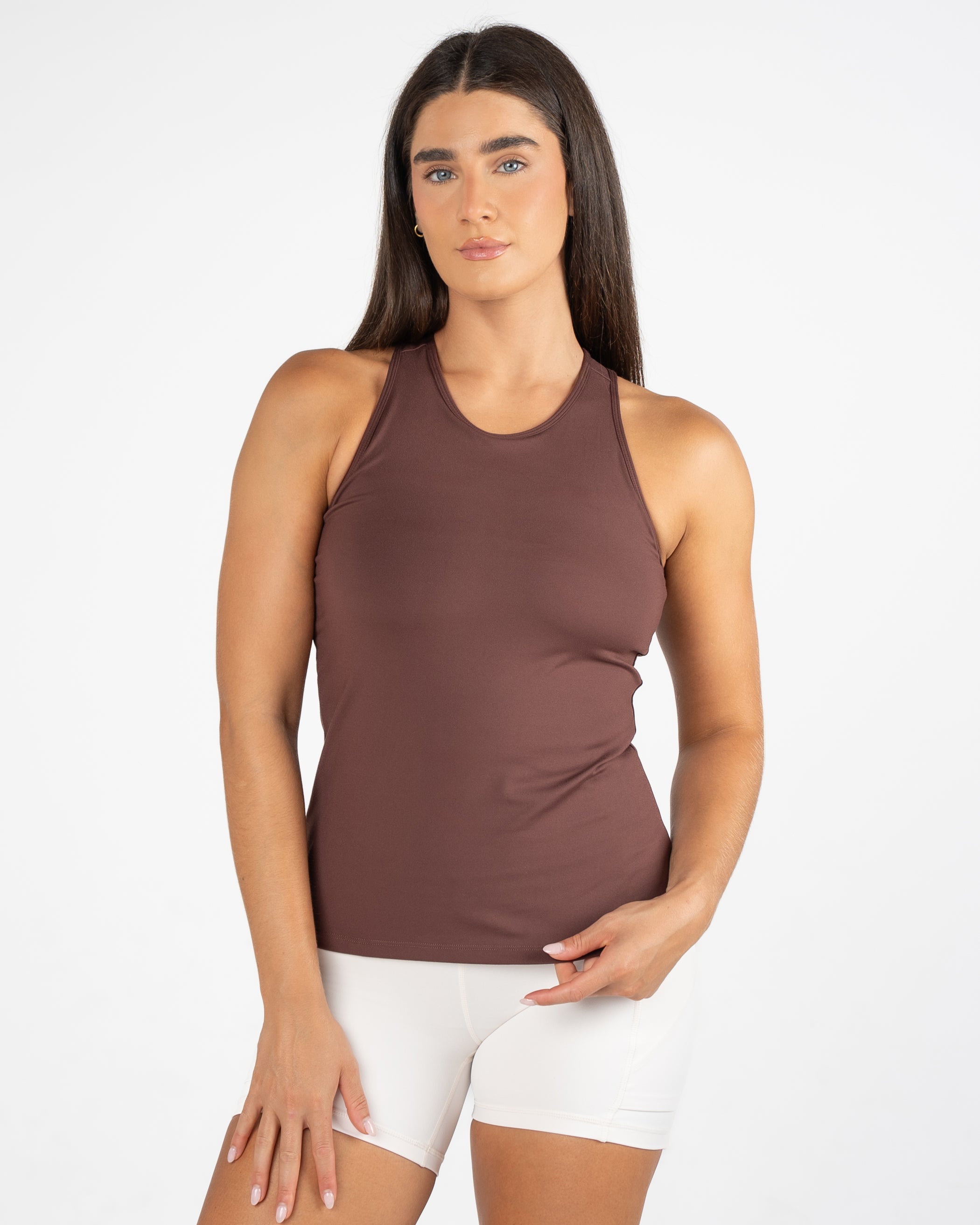 Vinyasa Full Length Top - Fossil