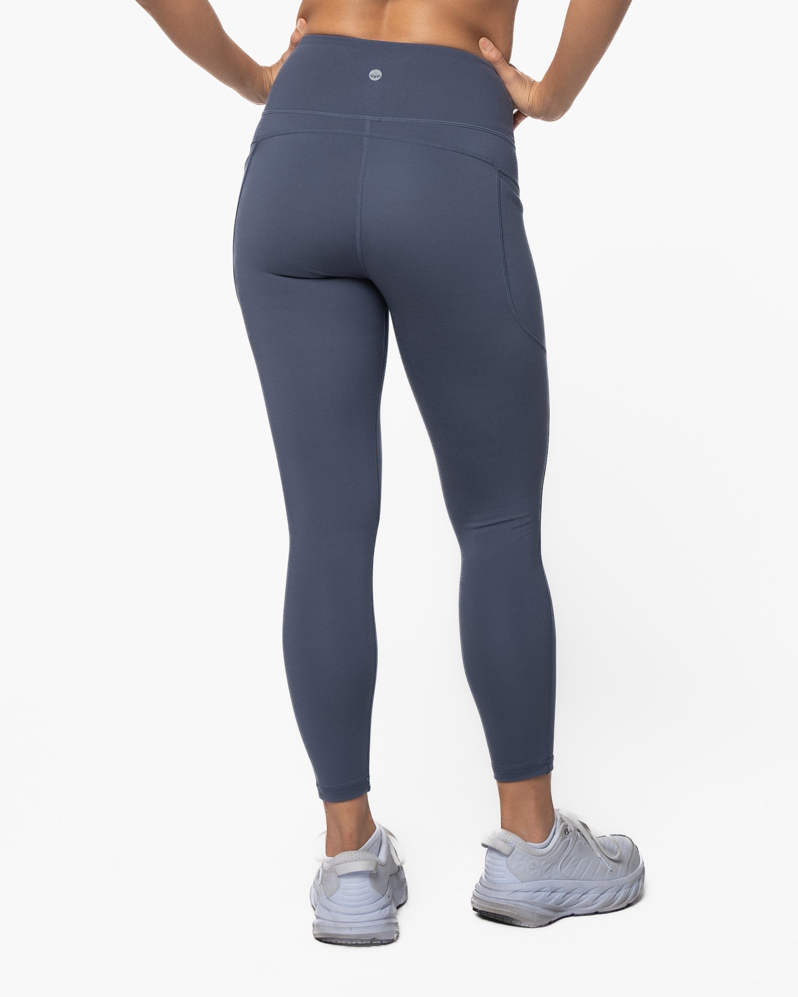 High Waisted Vinyasa 7/8 Leggings - Light Navy