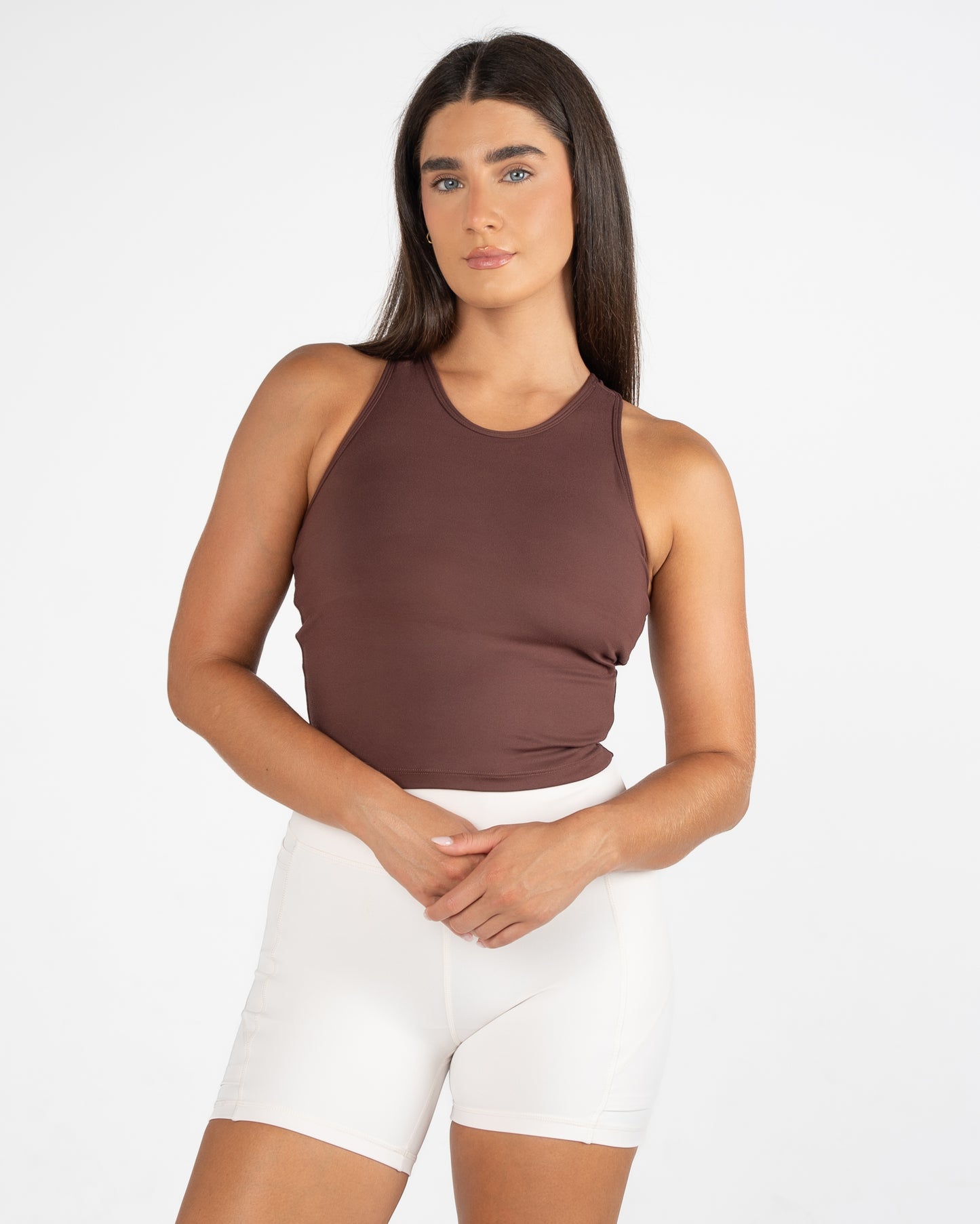 Vinyasa Crop Top - Fossil