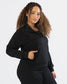 Soft Scuba Quarter Zip - Black