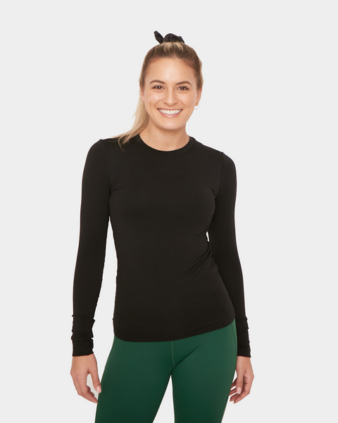 Senita Athletics Women's Tempo Long Sleeve - Heathered Gray