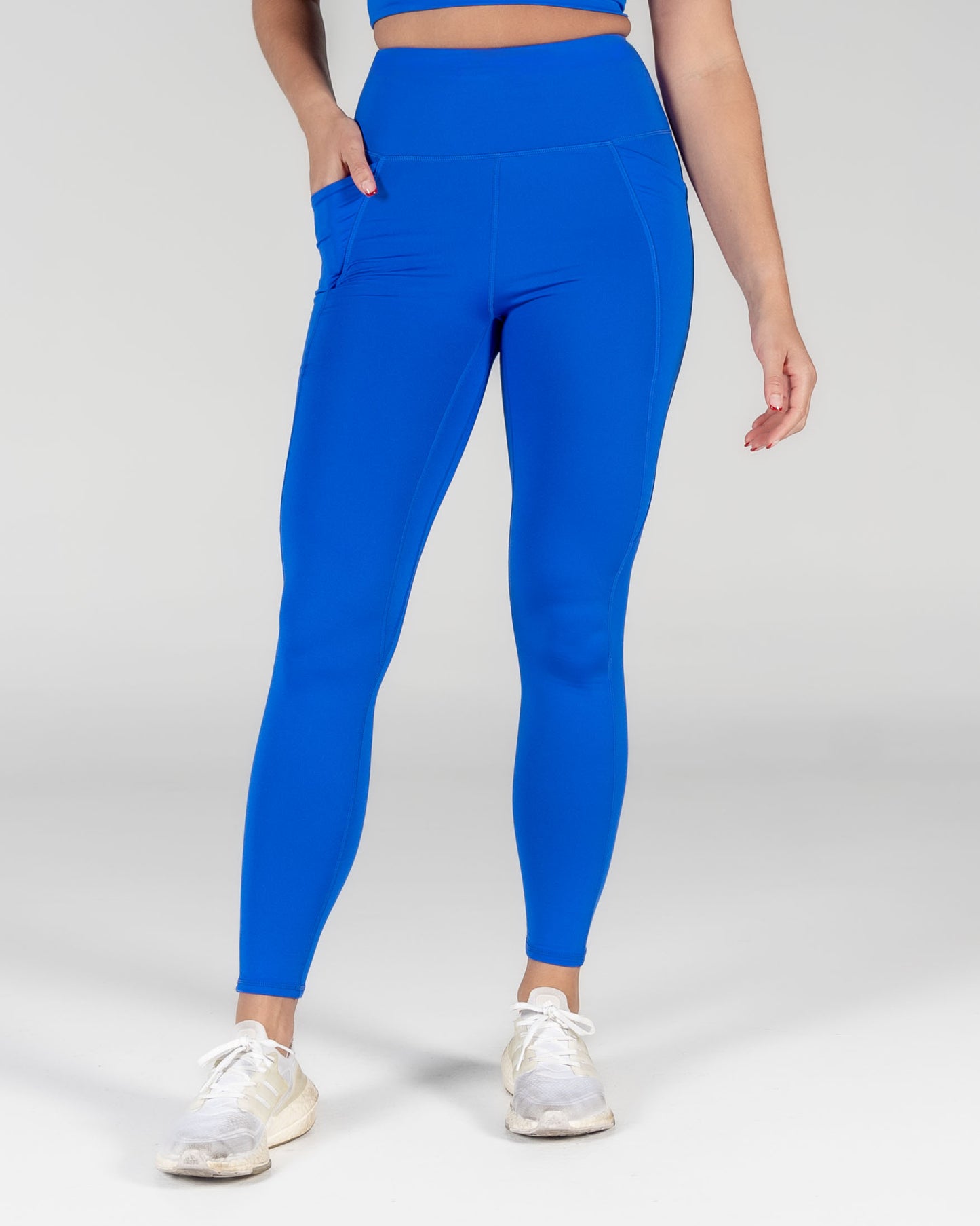 Mottled antique Blue leggings for women - Dim Sport