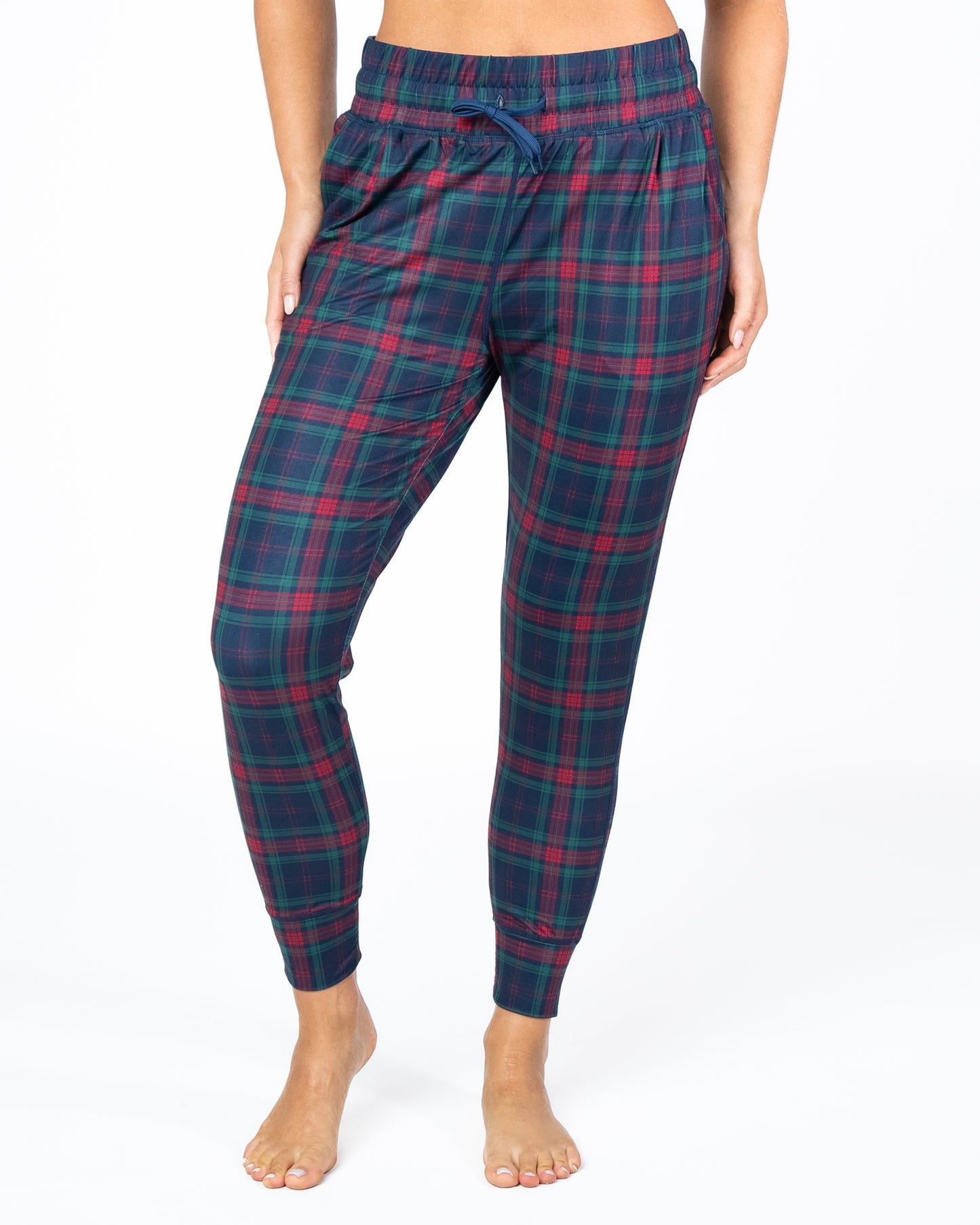 Weekend Joggers - Holiday Plaid