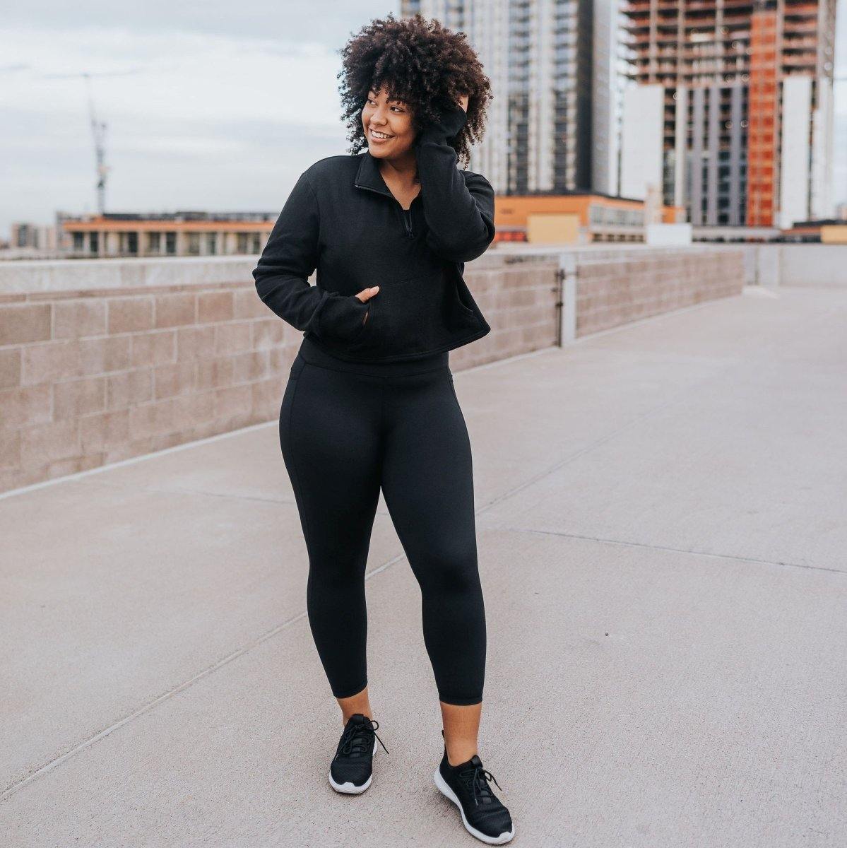 Senita Athletics - Our pick for Outfit of the Week is The Harmony Crop  Top - Black with the Tricolor Lux Leggings - Black, Jungle, Mint! ✨ I  mean c'mon! 😍 Name