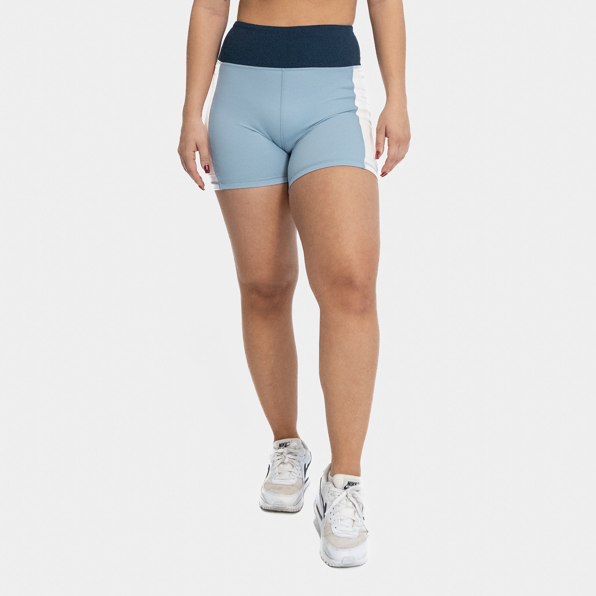 Lux Baseline Shorts (5 in. inseam) - Navy/Jet Stream/Steel Blue – Senita  Athletics