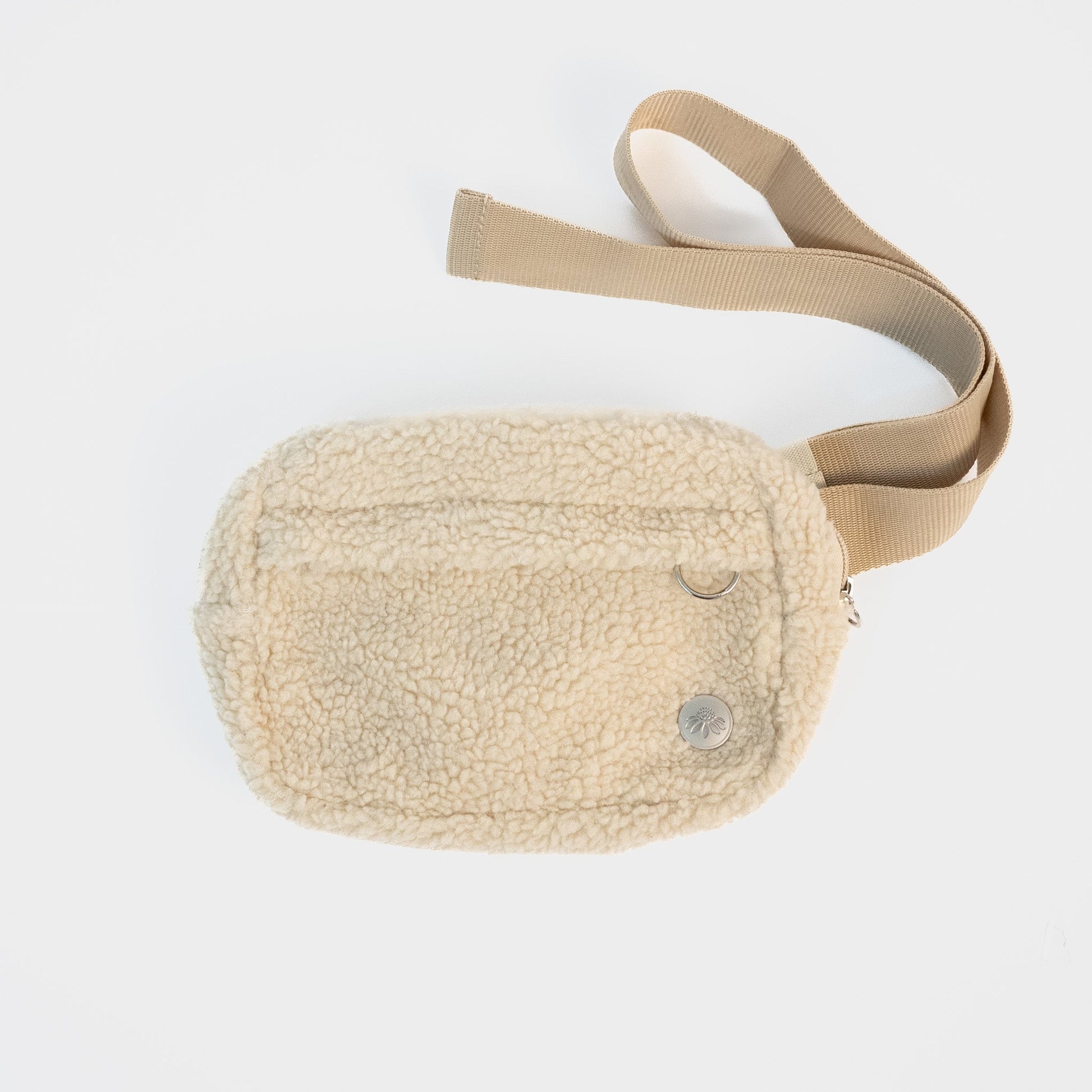 Perfect Moment Sherpa Waist Bag Natural, One Size