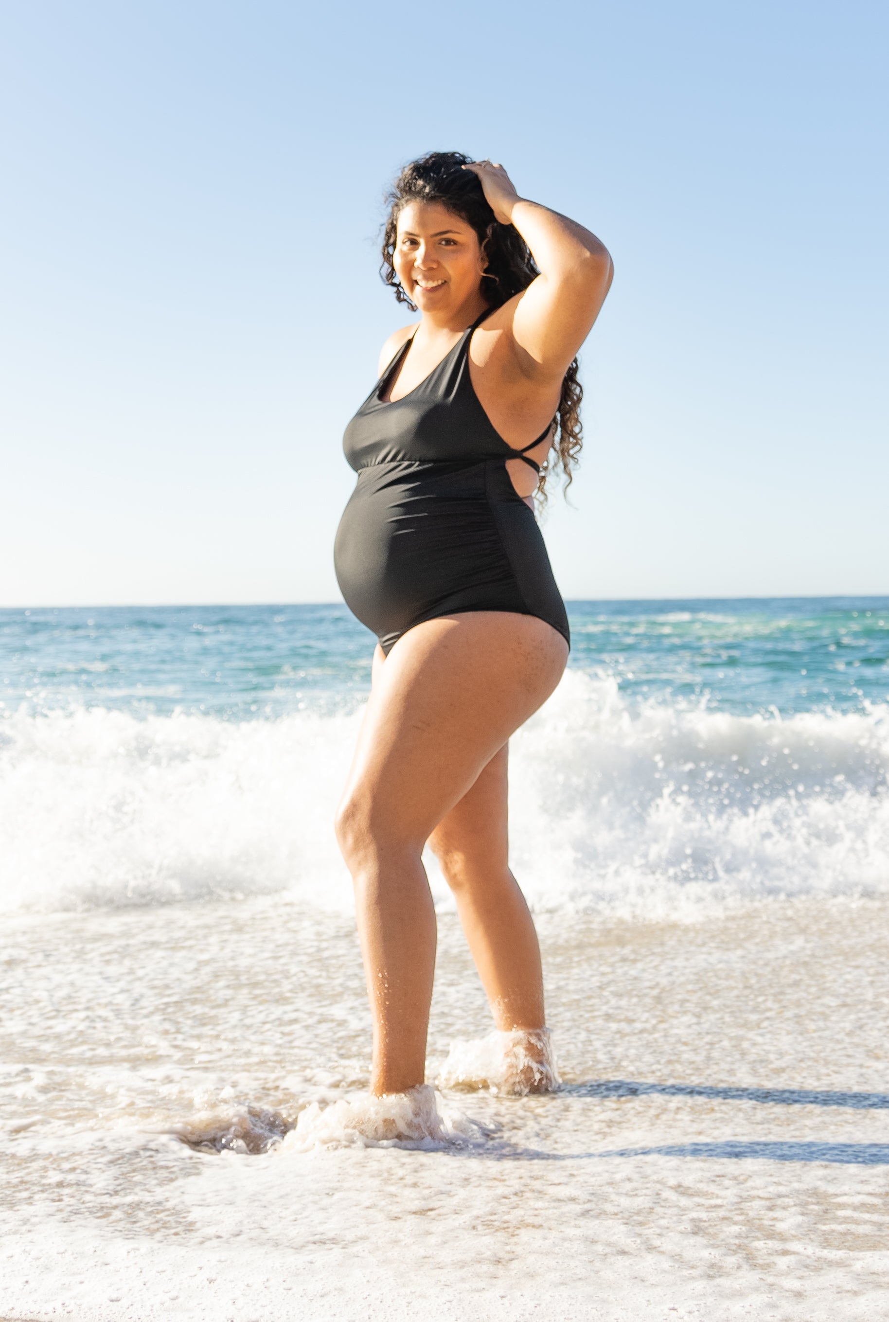 Swimwear While Pregnant - Styled Snapshots  Summer fashion outfits,  Swimwear, Maternity one piece