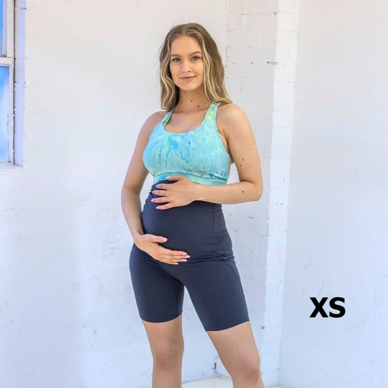 Buttergene Maternity Shorts Maternity Biker Shorts Over The Belly Pregnancy  Shorts Athletic Active Shorts Pants with Pockets Navy Blue - Yahoo Shopping