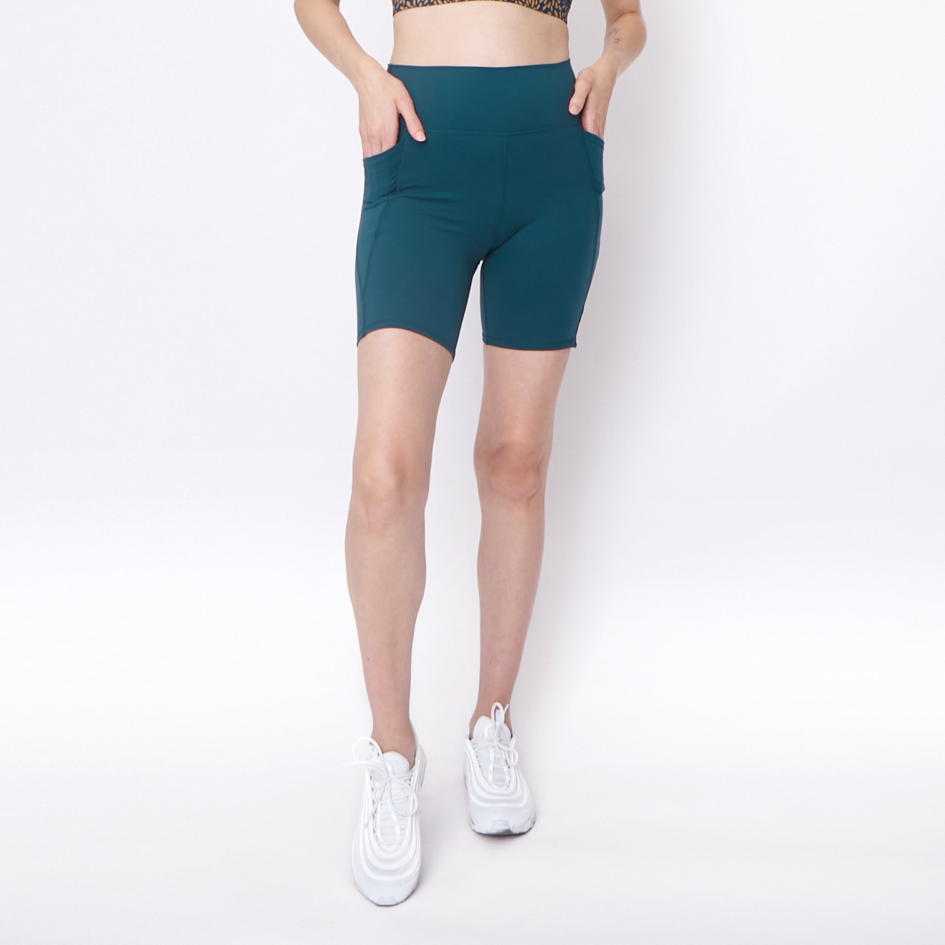 Skin Biker Shorts (8 in. inseam) - Pacific – Senita Athletics