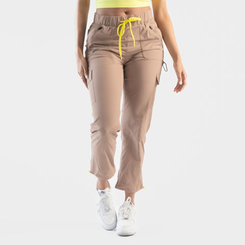 Trek Pants - Portabella & Yellow – Senita Athletics